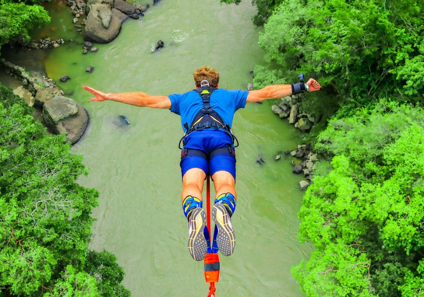 Reverse Bungee Jumping In Rishikesh