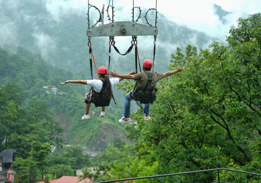 Giant Swing in Rishikesh